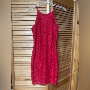 A. Byer Vibrant Red Dress